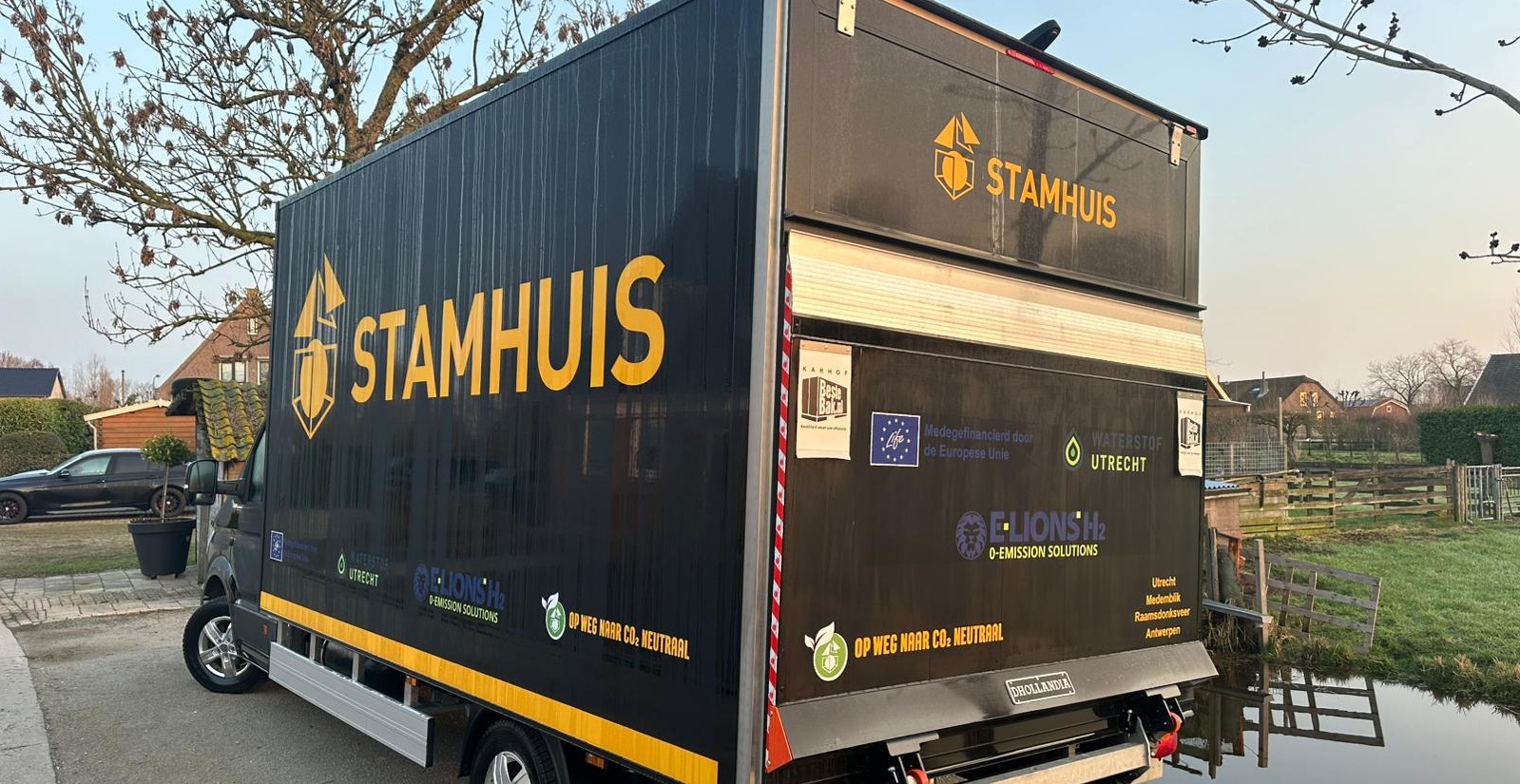 2026 03 E-Lions H2 bakwagen Stamhuis E-lions H2 Waterstofbakwagen Stamhuis